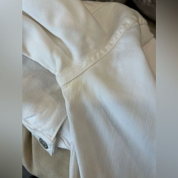 7 For All Mankind White Slim Straight Leg Jeans - Picture 10 of 10